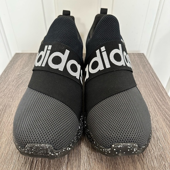 Adidas Lite Racer Adapt 6.0 Black White Mens Running Shoes Mens Size 12 - Picture 2 of 8